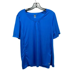 Athletic Top Short Sleeve By Rei In Blue, Size: 2x Cozy Cardigan