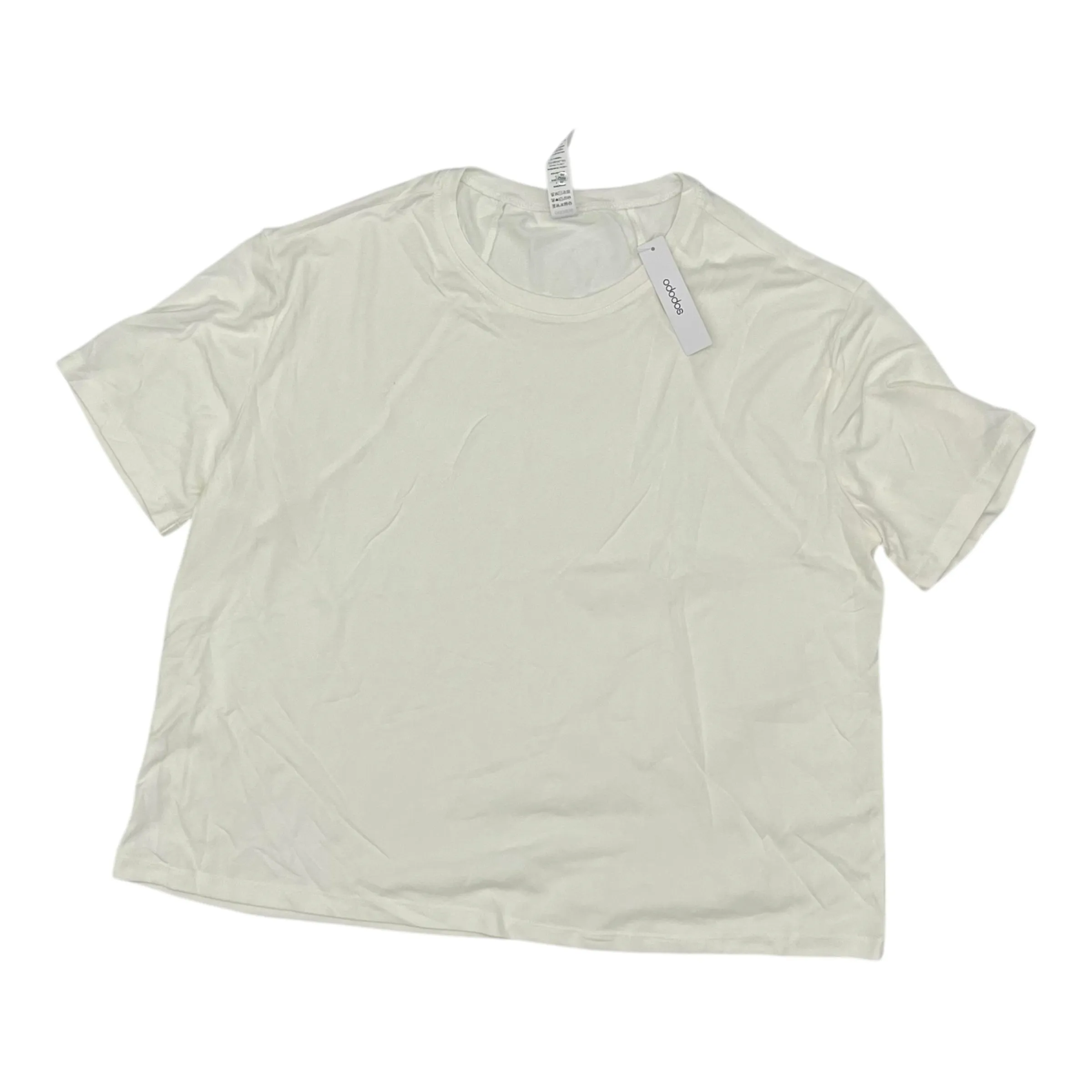 ButterSoft Handfeel Athletic Top Ss By Clothes Mentor In White, Size:Xl
