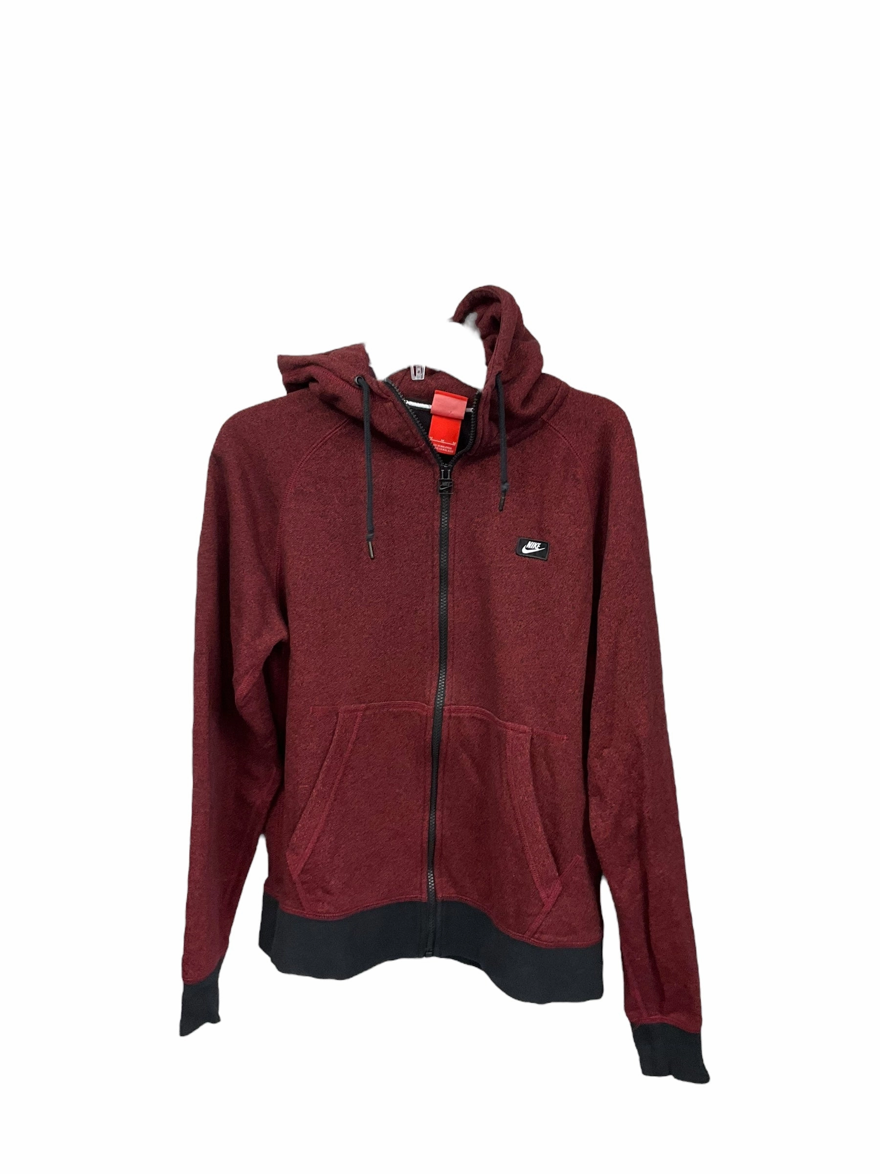 Athletic Jacket By Nike Apparel In Red, Size: M Sleeveless Top