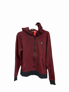 Athletic Jacket By Nike Apparel In Red, Size: M Sleeveless Top