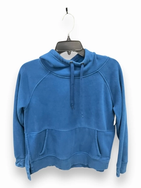 Athletic Sweatshirt Hoodie By Athleta In Teal, Size: Xs Convertible Style
