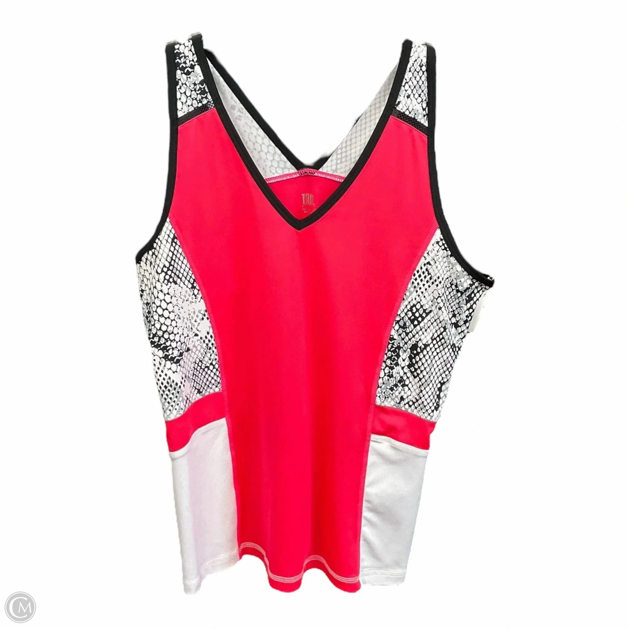Athletic Tank Top By Tail In Multi-colored, Size: L Convertible Neckline