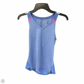 Microfiber texture Layered Panel Construction Athletic Tank Top By The North Face In Purple, Size: Xs