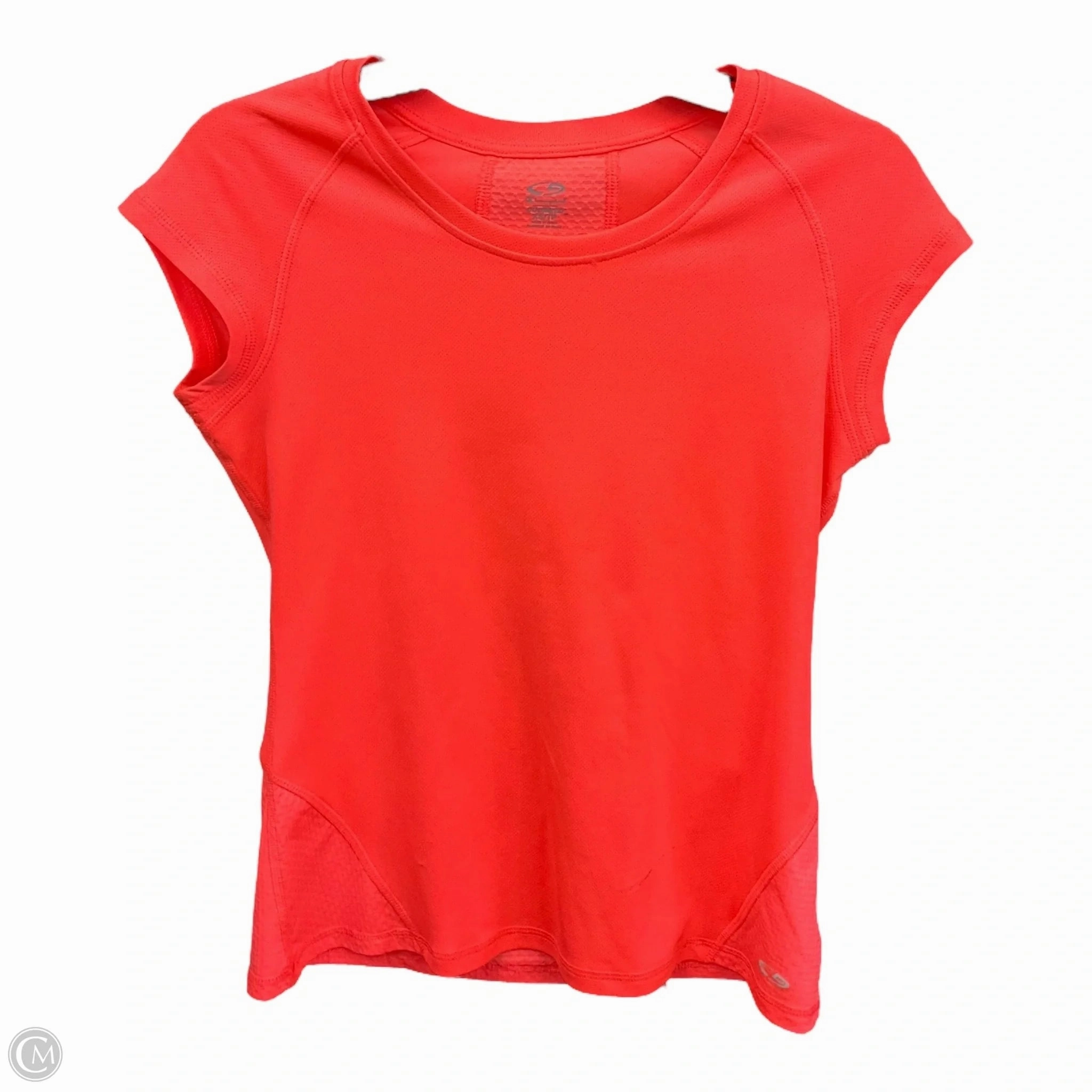 Athletic Top Long Sleeve Crewneck By Champion In Orange, Size: Xs V-neck Shirt