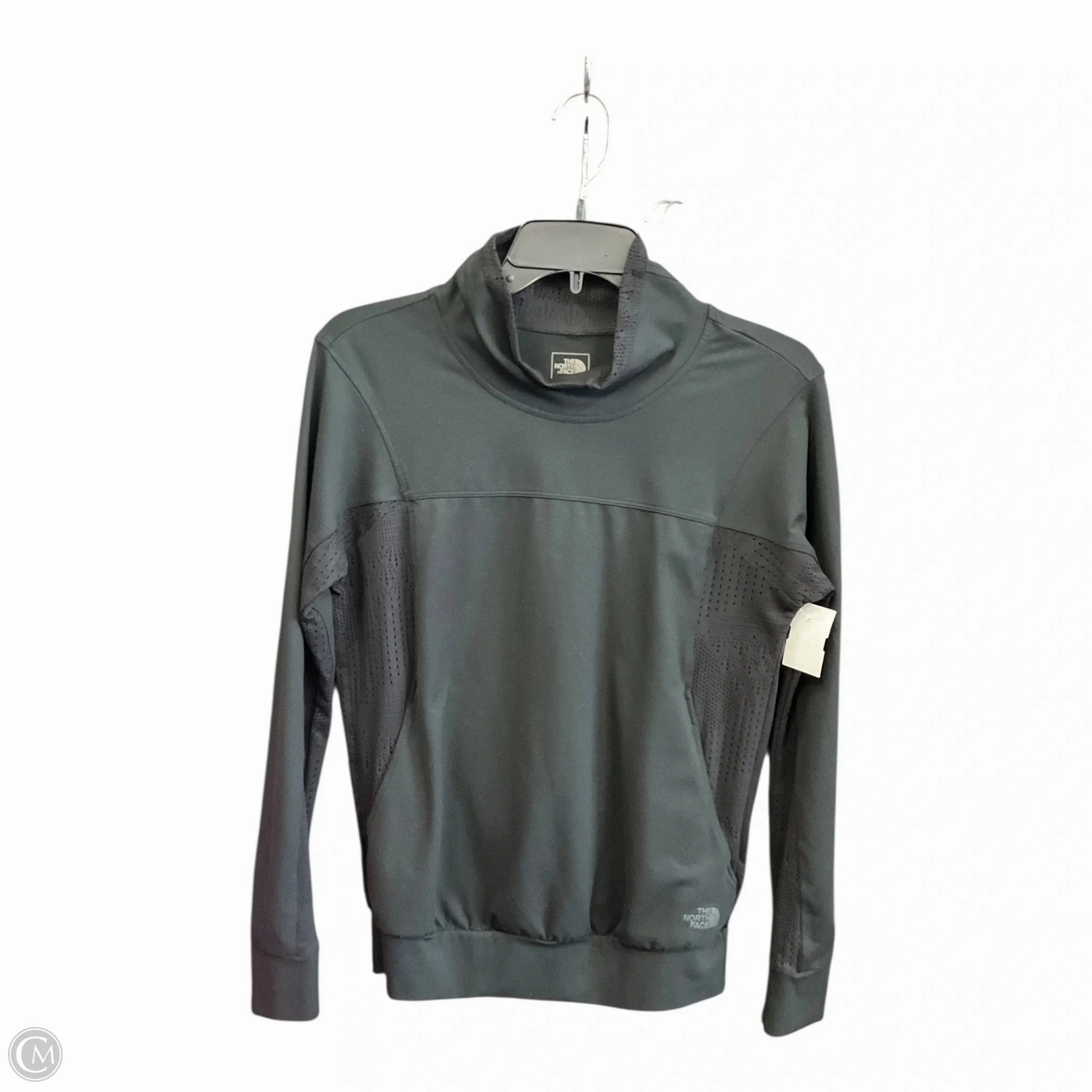 Athletic Top Long Sleeve Crewneck By The North Face In Black, Size: Xs BreathableMaterial Reinforced Hem Stitching