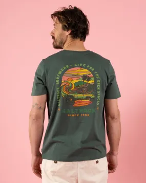 Breathable Flex Fit Atlantic Adventure - Mens Short Sleeve T-Shirt - Green