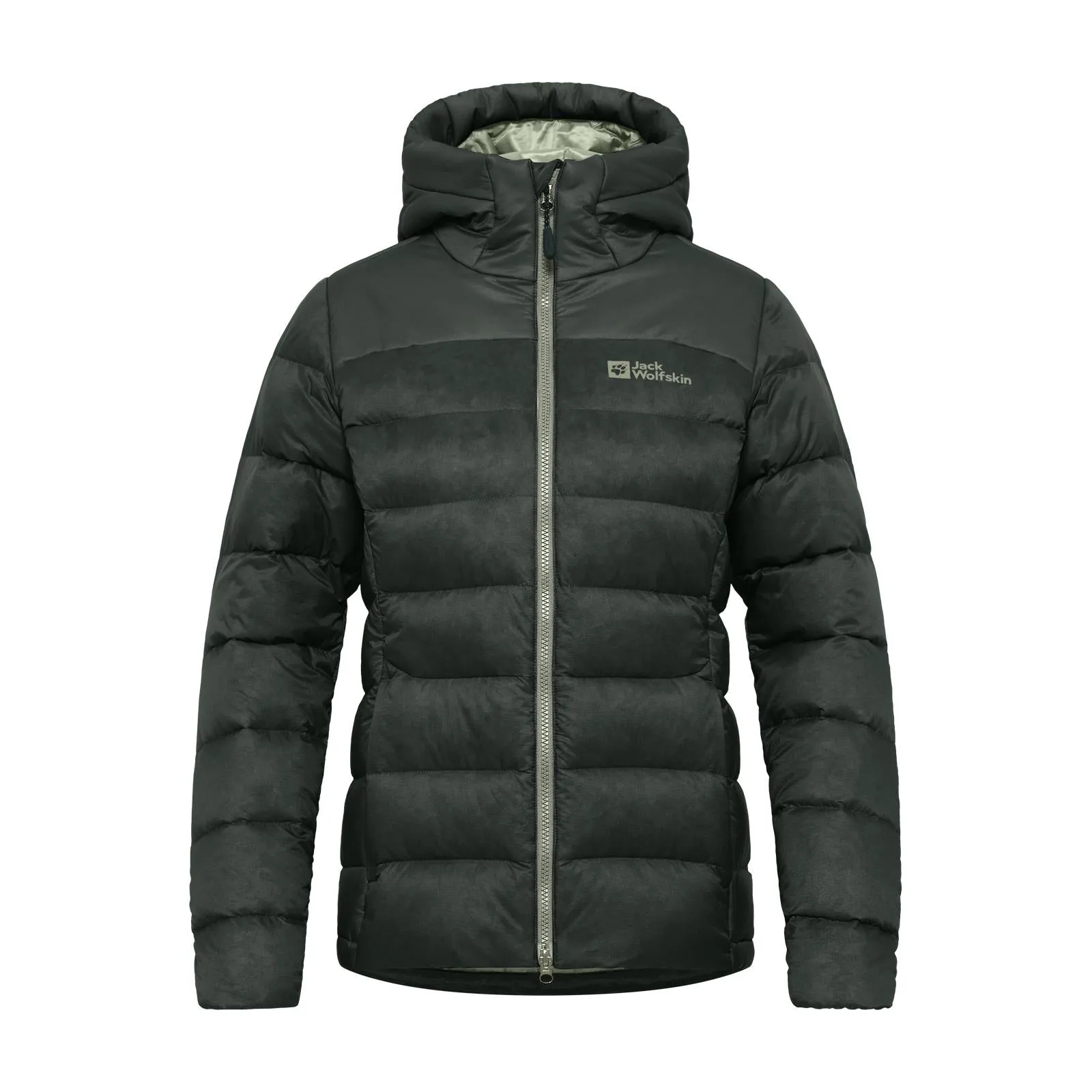 Jack Wolfskin Womens Nebelhorn Hooded Padded Jacket New Cut Flexible Waistband