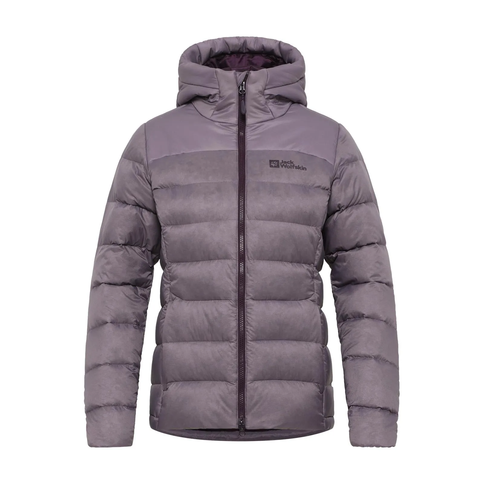 Jack Wolfskin Womens Nebelhorn Hooded Padded Jacket Strong Stitches Transitional Weather Piece