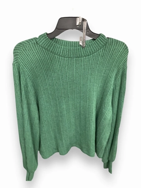 Recycled Material Blend RecycledPolyesterBlend Sweater By Lush In Green, Size: L