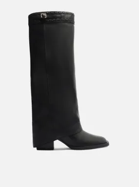 Beatrice Mid Block Leather Boot Trail Ready Slip Resistant Rural Traveler