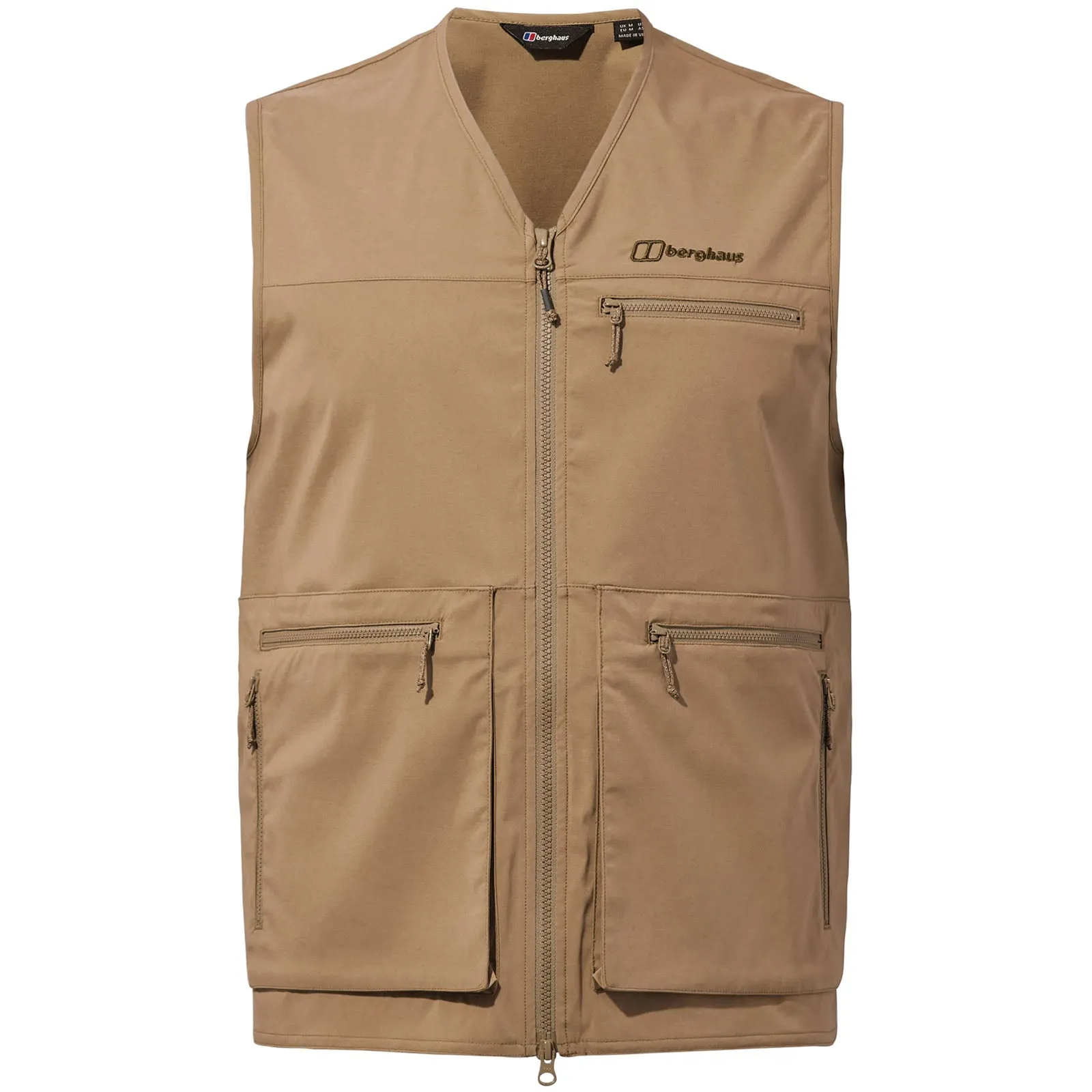 Berghaus Unisex Utility Pocket Water Resistant Walking Gilet Vest DoubleLayeredHem Cold Ready Look