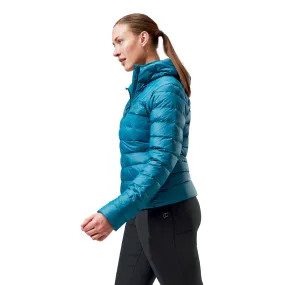Clean Minimal Look Thermal Core Technology Berghaus Womens Silksworth Hooded Down Jacket - Black