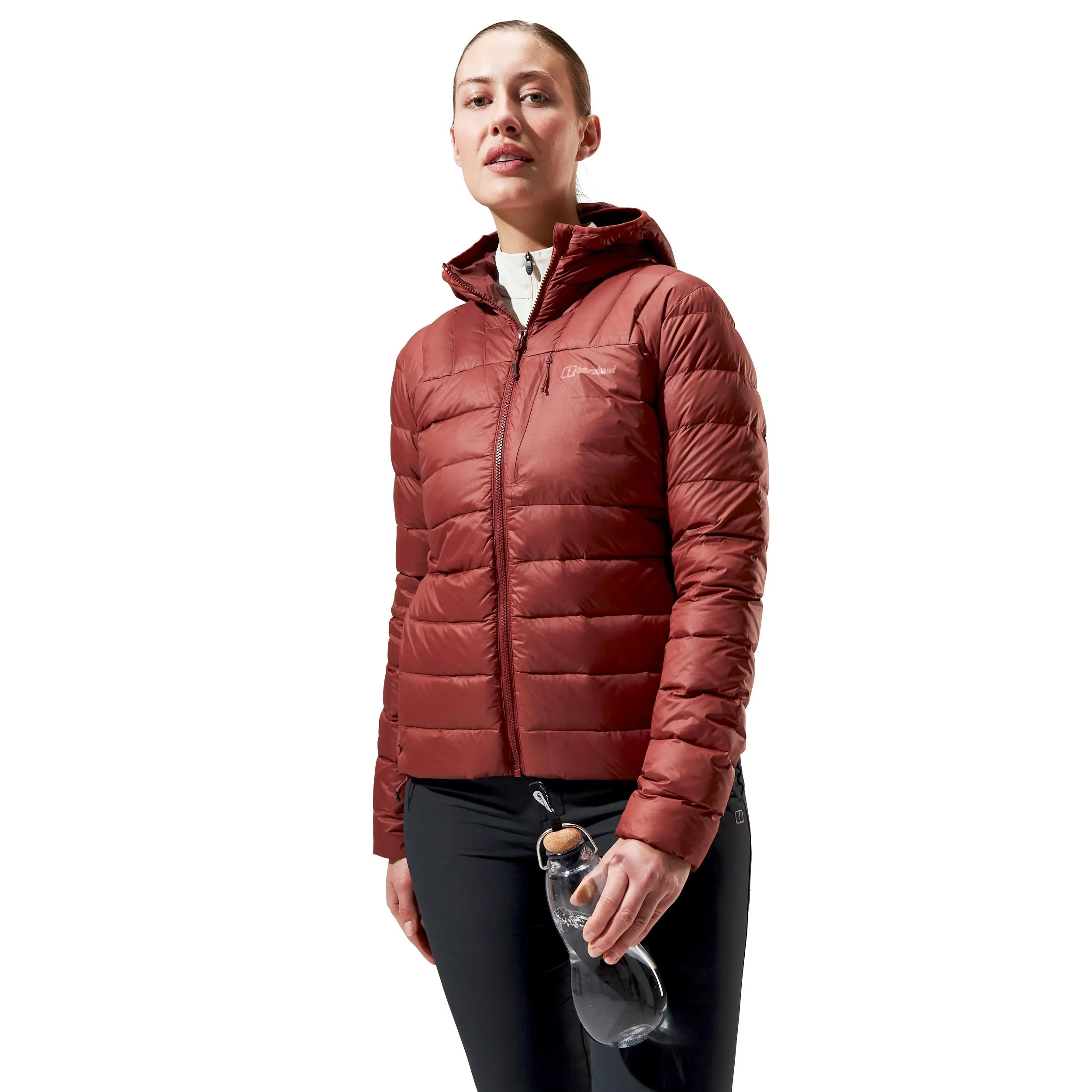 Berghaus Womens Silksworth Hooded Down Jacket - Black OdorResistantFabric