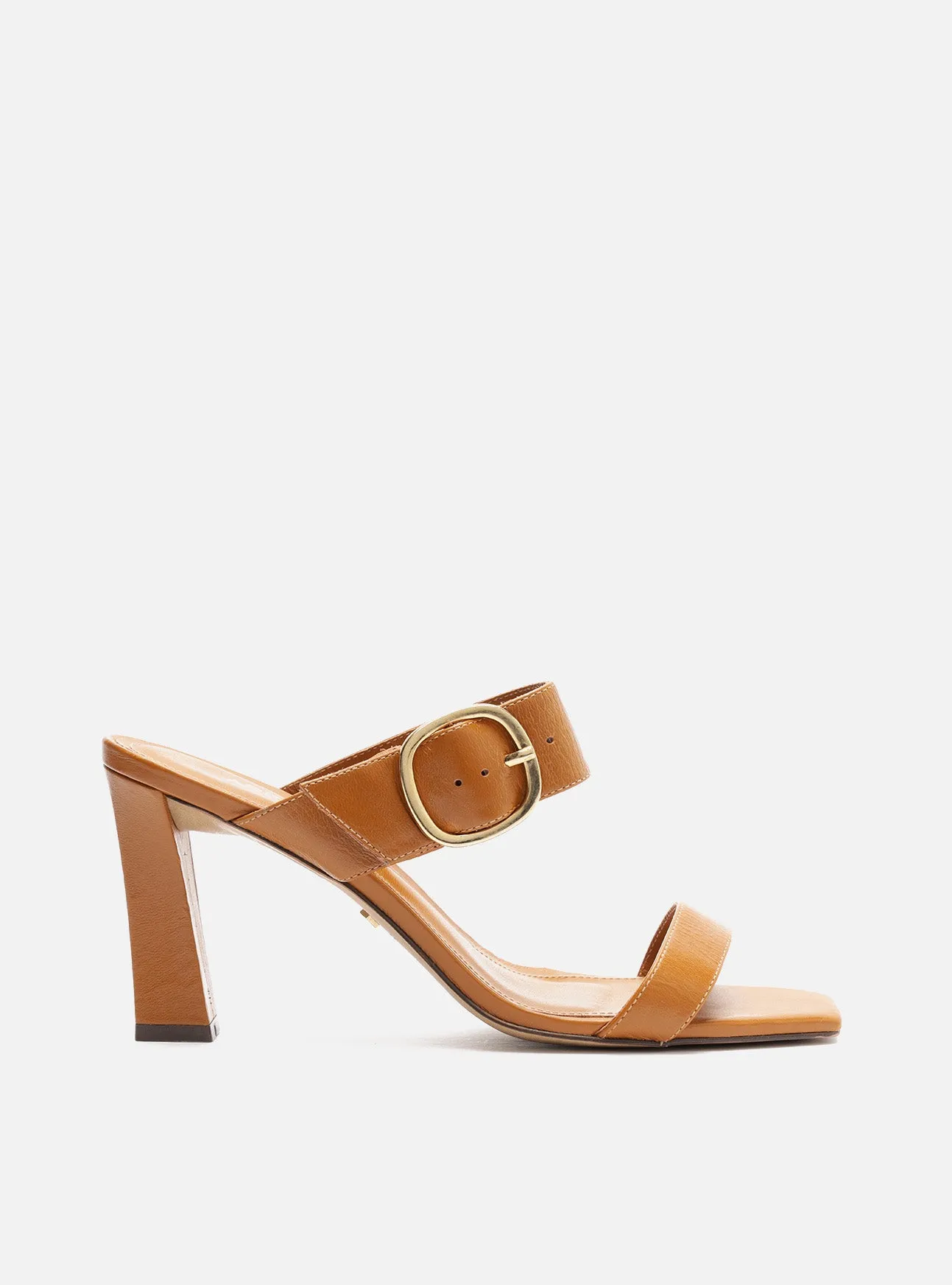 Beverly Mid Block Leather Sandal Walk Control Indoor
