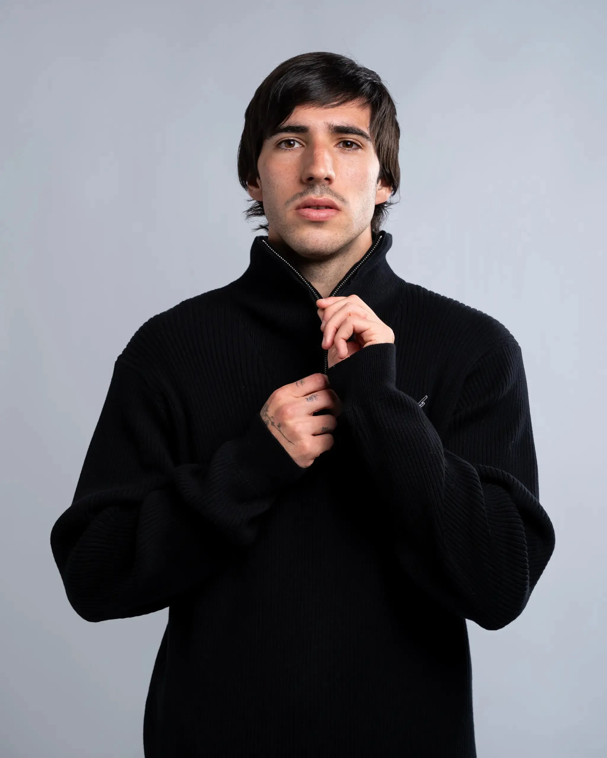 Newcastle United Chunky Knit 1/4 Zip Top Fashion Statement