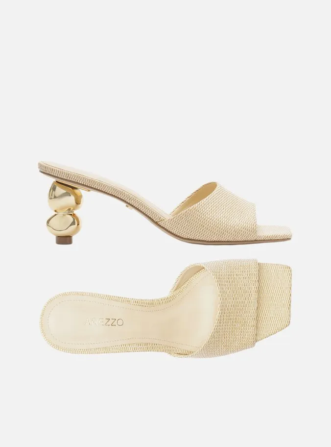 Hot Day Urban Stroll Blair Mid Geometric Sandal
