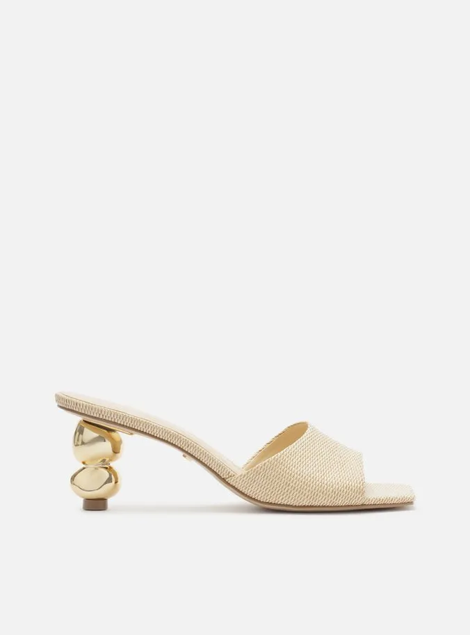 Canvas Effortless Comfort Blair Mid Geometric Sandal