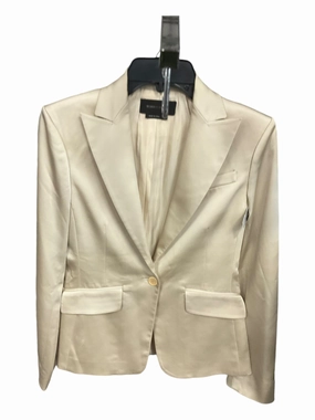 Blazer By Bcbgmaxazria In Cream, Size: Xs Minimalist Design