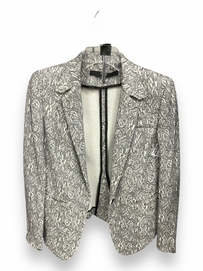 Blazer By Clothes Mentor In Grey, Size: M Reverseble Design NonChafeCollarTech