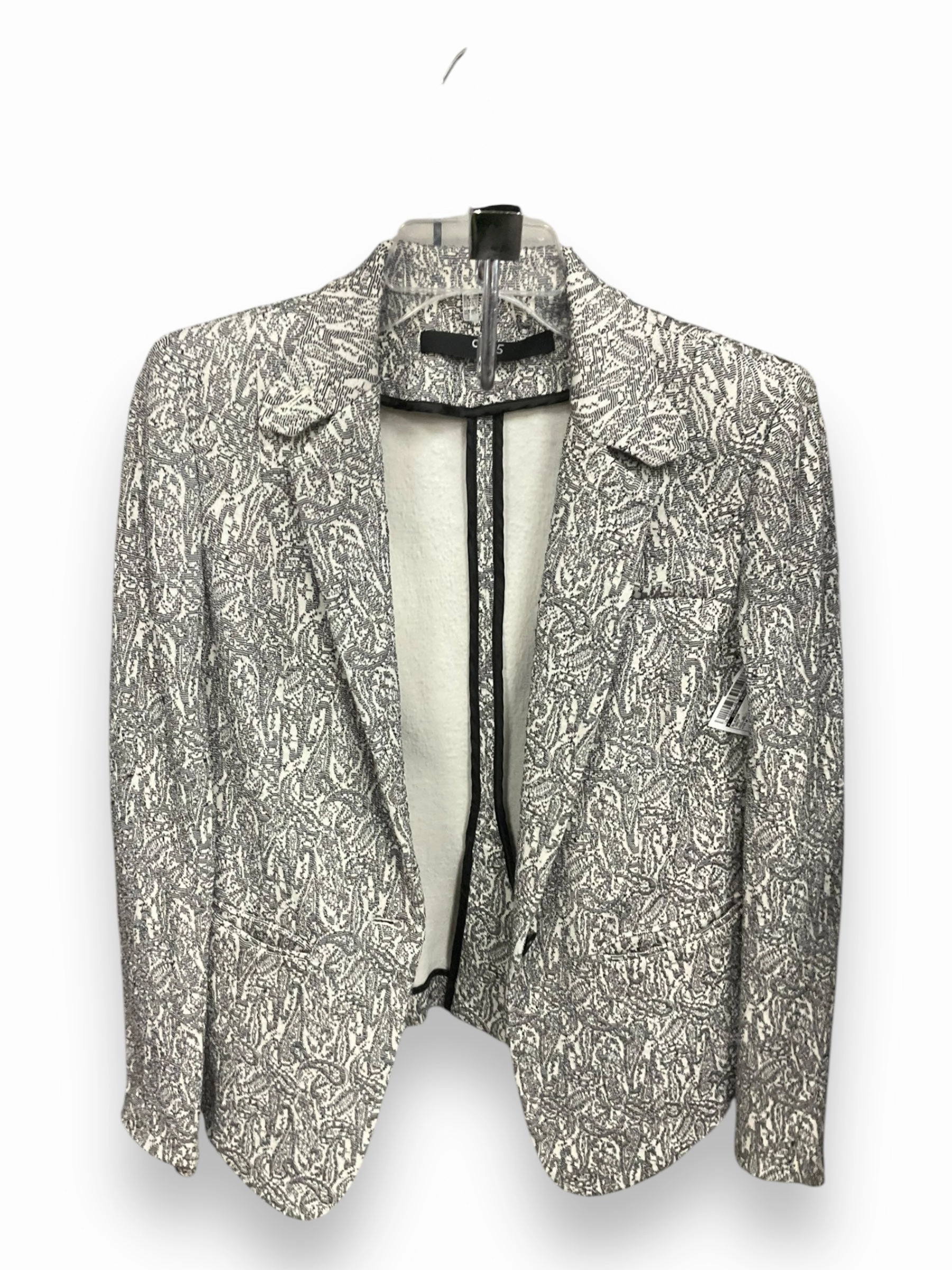 Blazer By Clothes Mentor In Grey, Size: M Reverseble Design NonChafeCollarTech