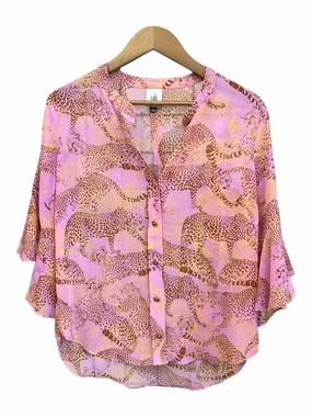 MeshVentilation MinimalistStyle Blouse Long Sleeve By Cabi  Size: S