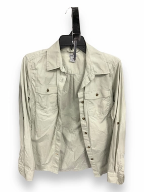 MultiFunctionalDesign Blouse Long Sleeve By Carhartt In Tan, Size: S
