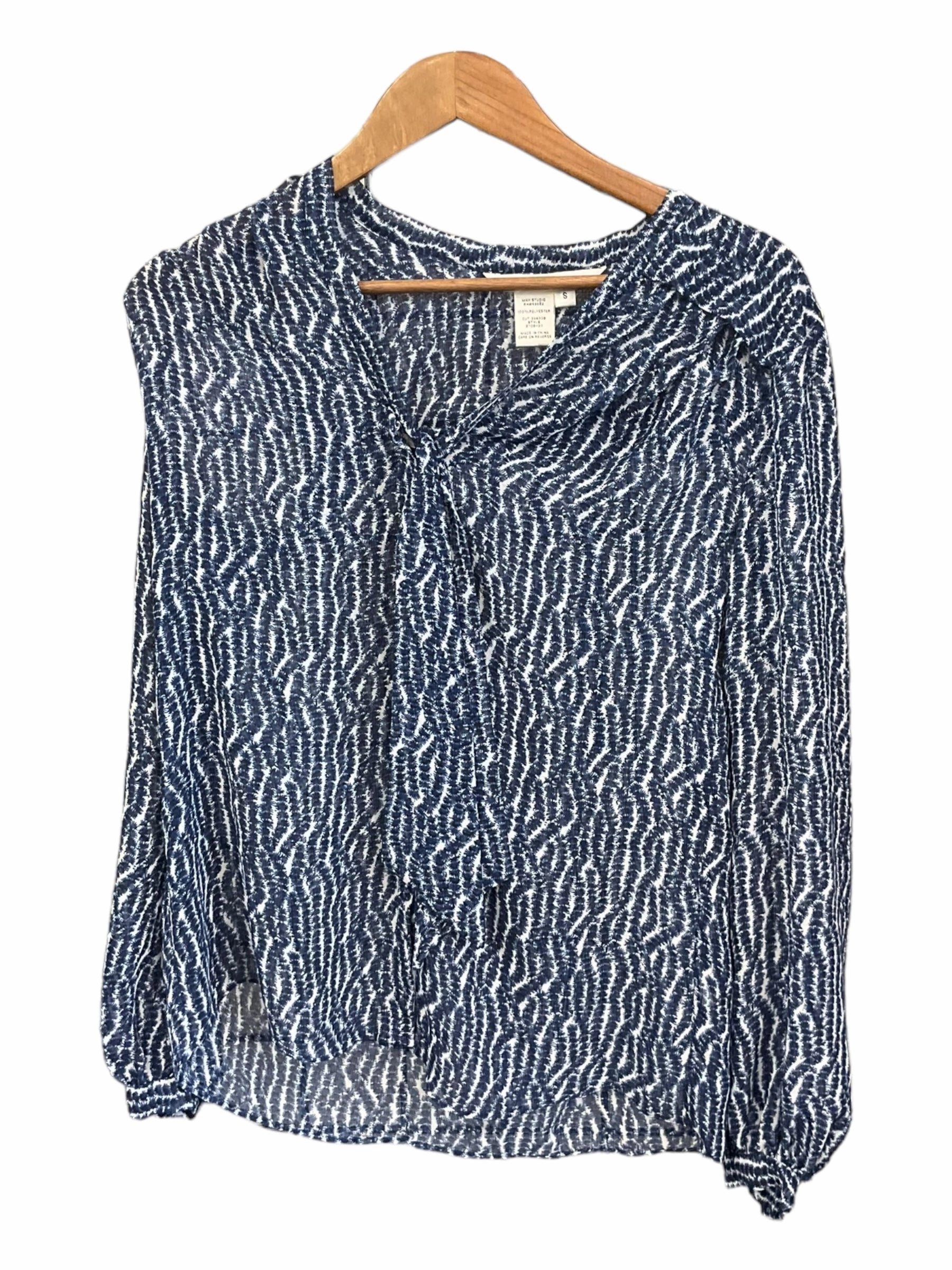 Thermal Regulation Fabric Summer Sweater Blouse Long Sleeve By Max Studio  Size: S