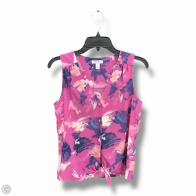Blouse Sleeveless By Nine West Apparel In Purple, Size: Xs Airflow Vents AntiFade Treatment
