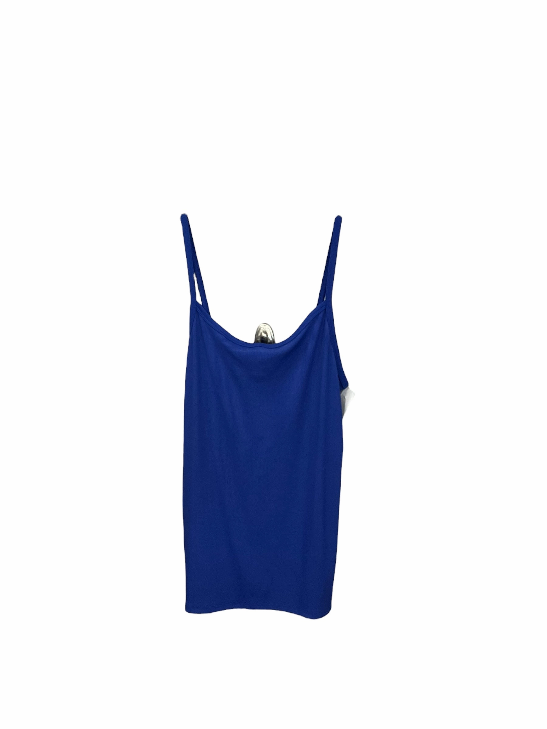 Blue Tank Top No Boundaries, Size Xl Moisture Wicking Material