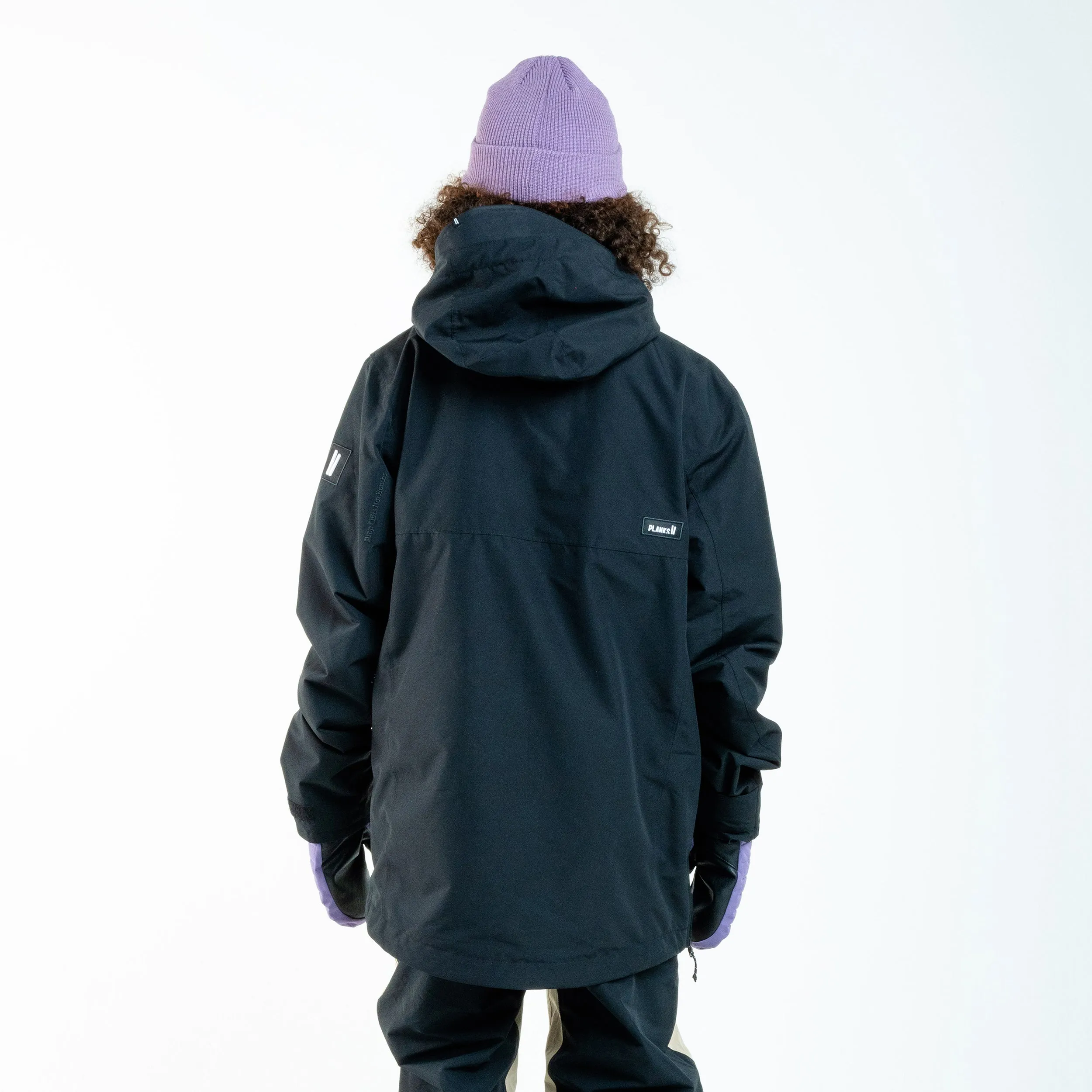 Light Reflective Logos Men's Happy Days Anorak