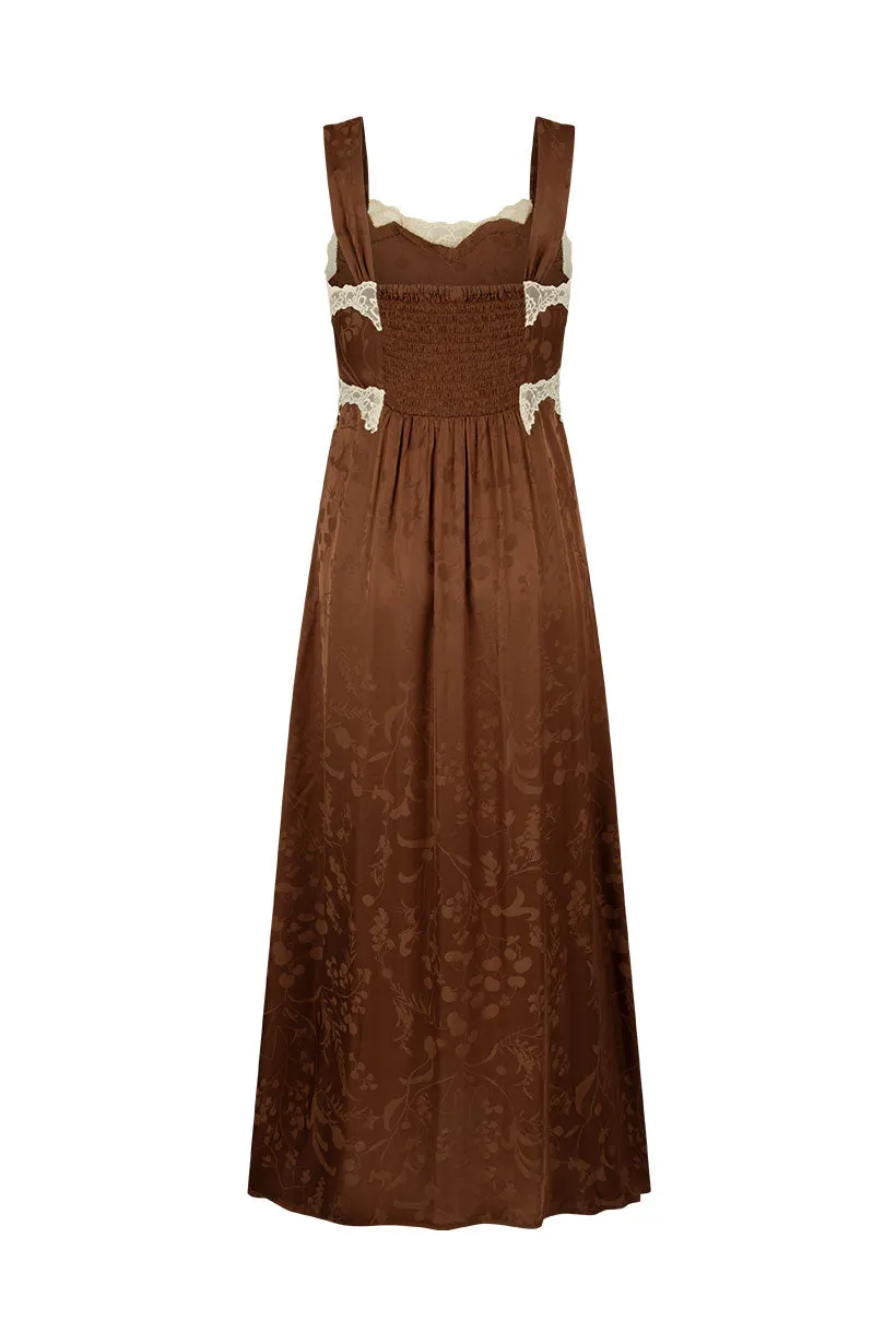 Contrast-Panel Day Ready Boudoir Slip Dress