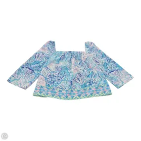 Top Short Sleeve Designer By Lilly Pulitzer In Multi-colored, Size: S Sustainable Material Blend Versatile Fashion