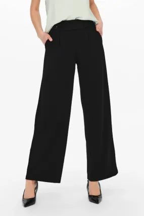 Black Buttoned Iris Geggo Trousers Performance Support