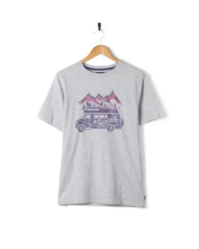 Lost Van - Mens Short Sleeve T-Shirt - Grey MultiPly Fabric