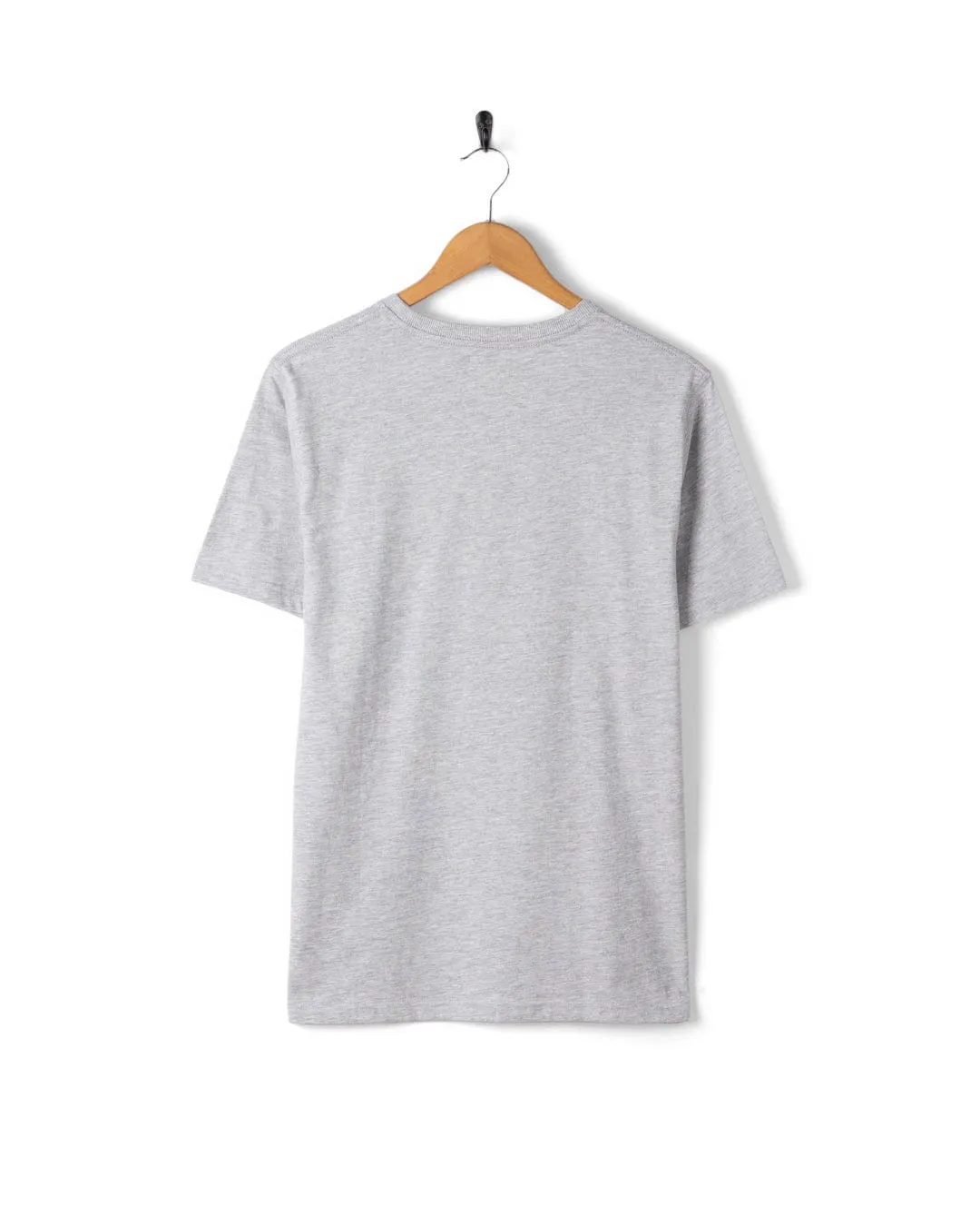 Lost Van - Mens Short Sleeve T-Shirt - Grey Edgy Daily Comfort