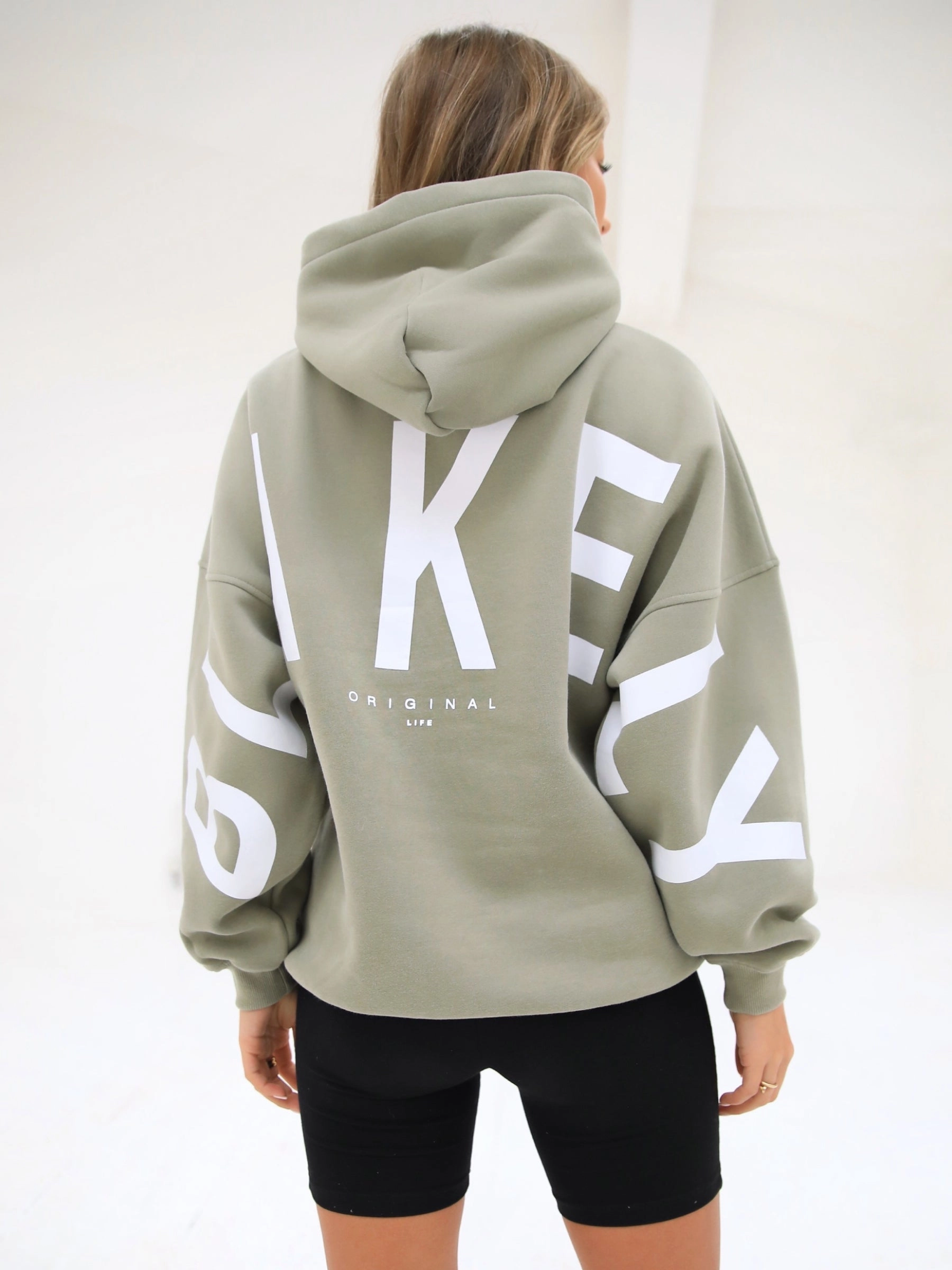 Performance Style Low Carbon Isabel Oversized Hoodie - Olive