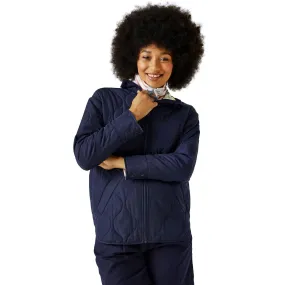 Hypoallergenic Padding Regatta Womens Courcelle High Collar Padded Jacket -  Navy