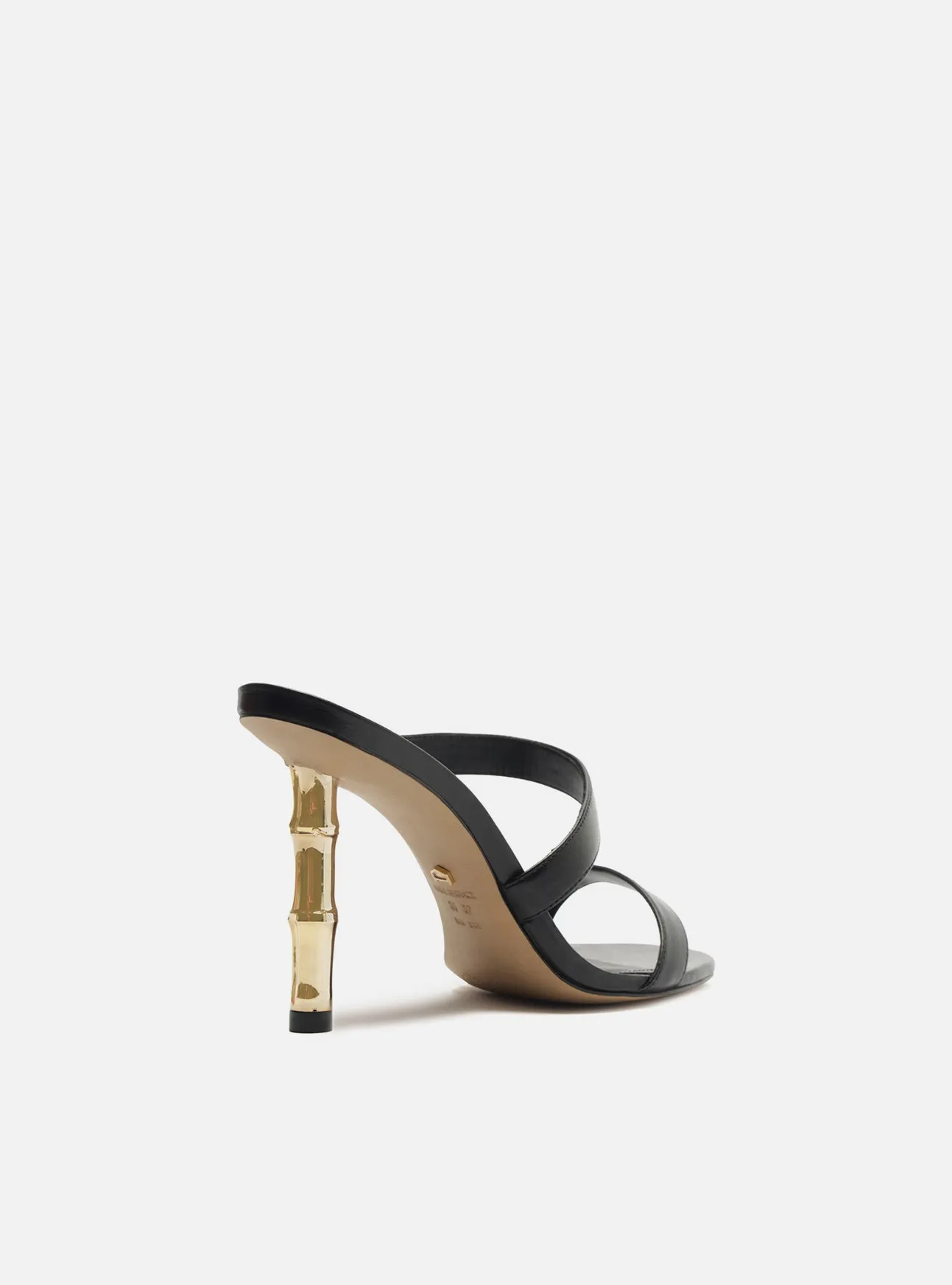 Seaside Stroll Ergonomic Support Brooke Leather Stiletto Sandal