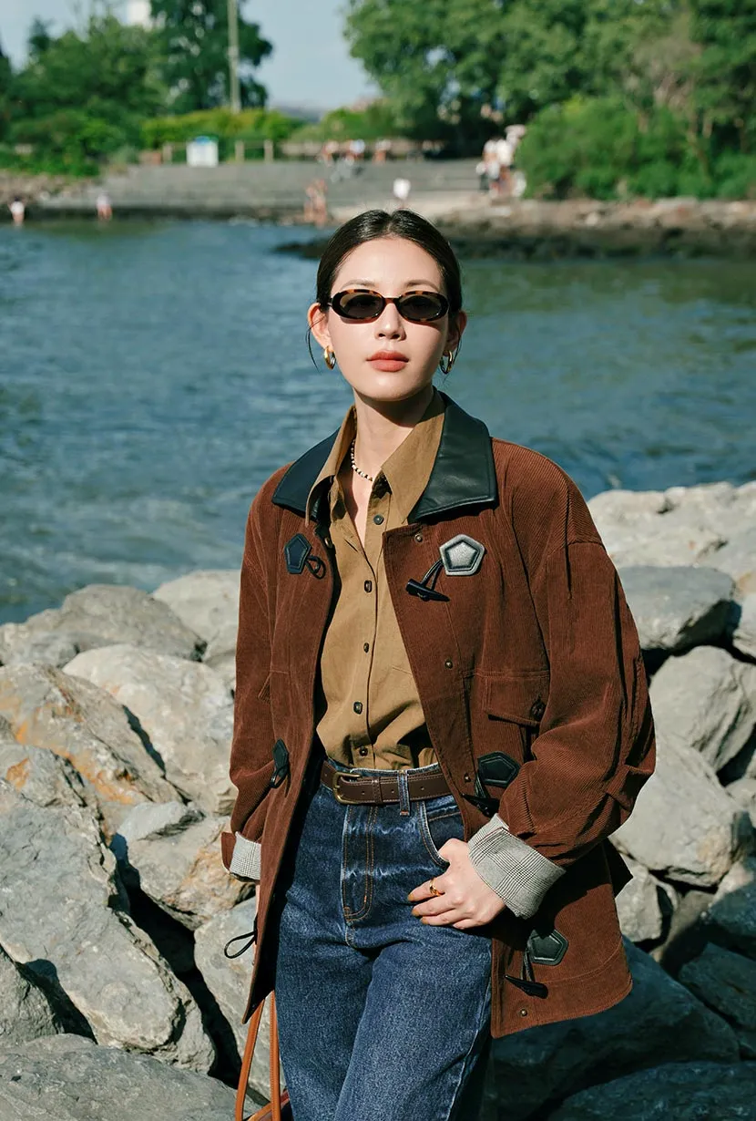 Bryce Corduroy Barn Jacket - Sepia Adaptive Layering System Detachable Components