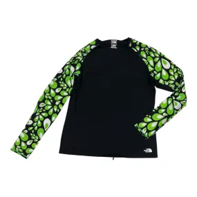 Athletic Top Ls Crewneck By The North Face In Black, Size:Xl Casual Jacket
