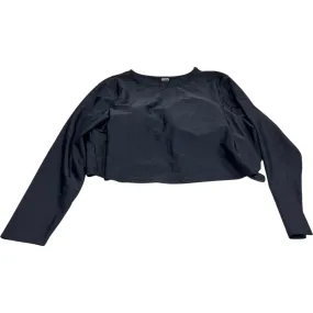 Athletic Top Long Sleeve Crewneck By Old Navy In Black, Size: 2x Soft Knit