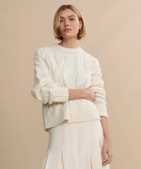 Comfy Appeal Casual Comfort Layer Cable Serena Crewneck