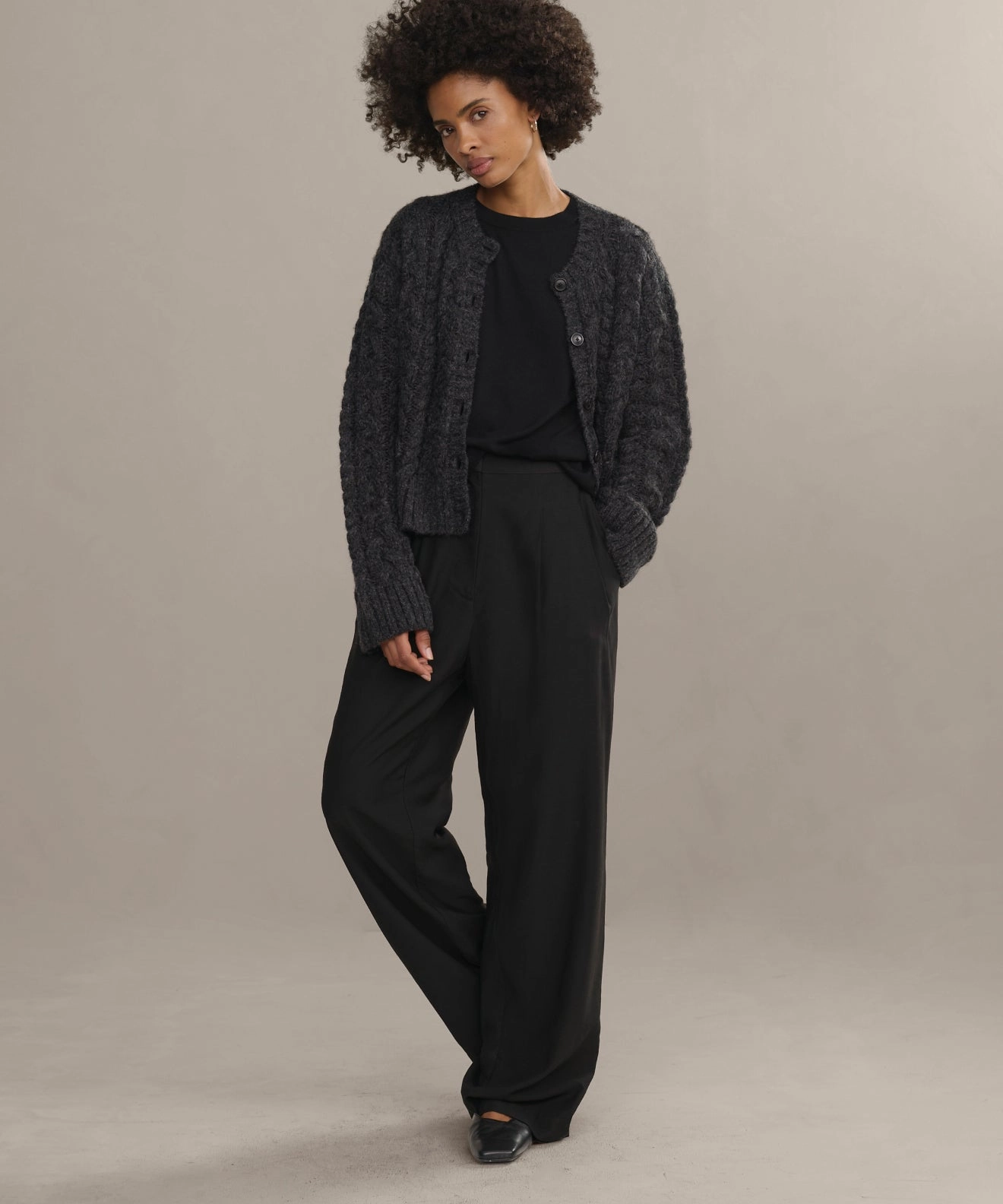 Sleek and Soft Cozy Design Wear Cable Juliette Cardigan