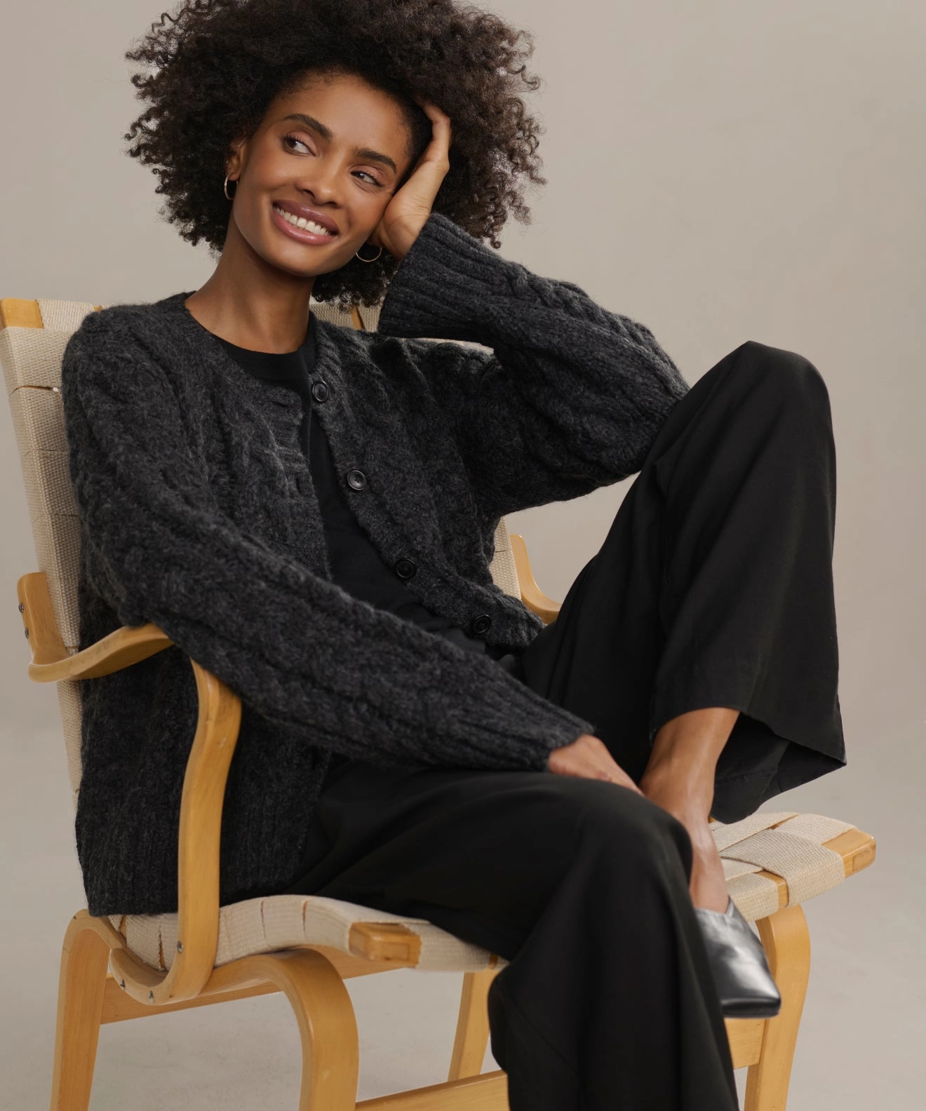 Modern Knit Knit Perfection Cable Juliette Cardigan