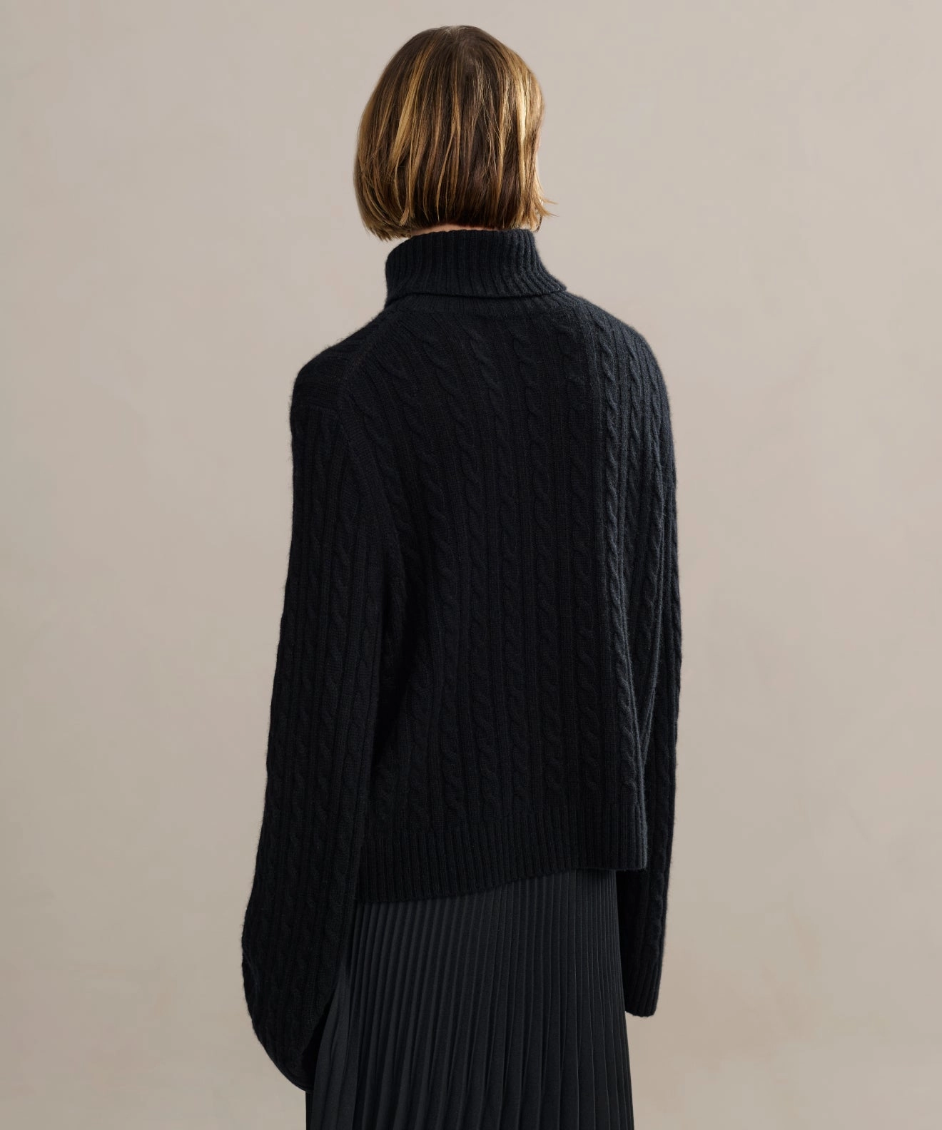 Cable Nell Turtleneck Winter Perfection
