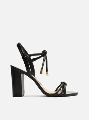Camila Leather Block Sandal Camp Day Casual Footwear for Travel