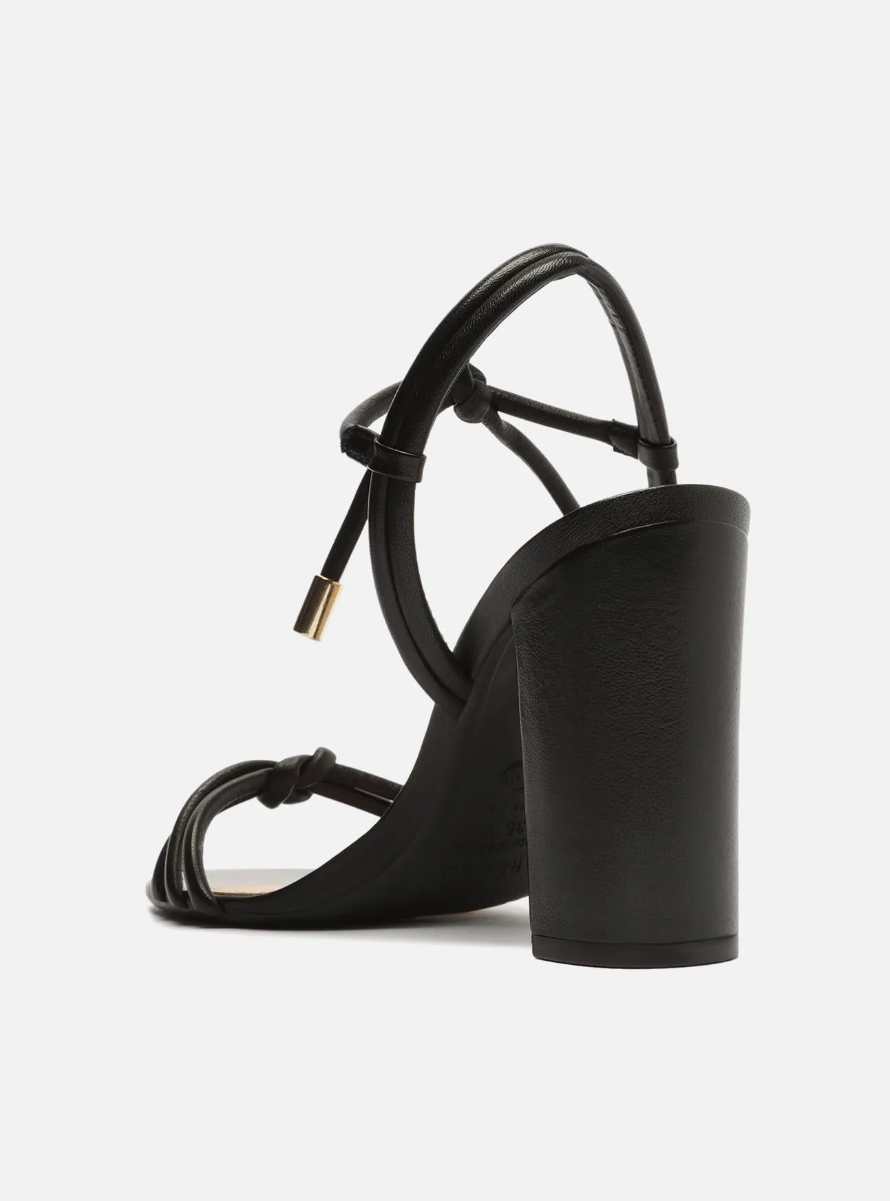Easy To Wear Shoes Open Toe Shoes Camila Leather Block Sandal