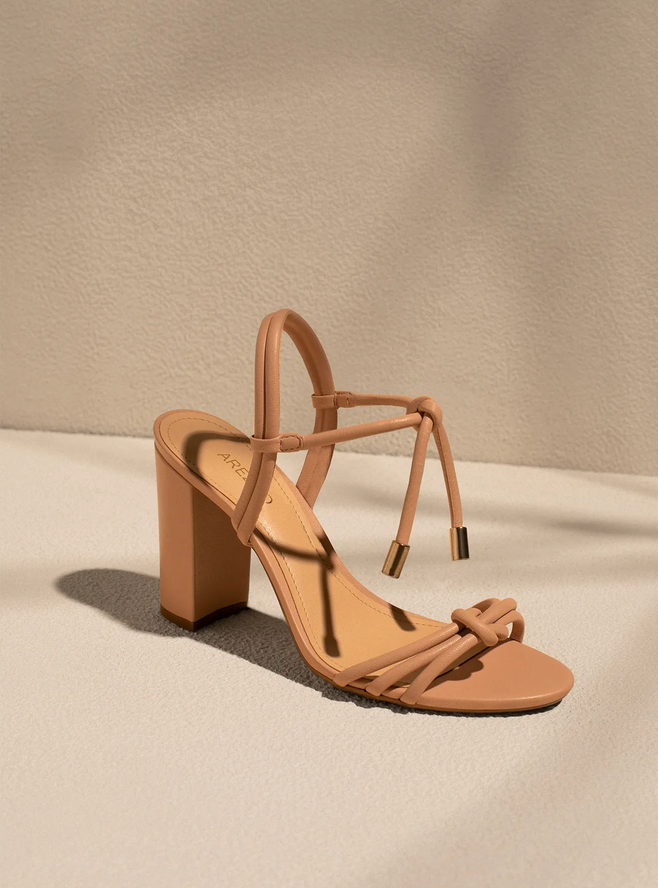 Recycled Rubber Flat Base Camila Leather  Block Sandal