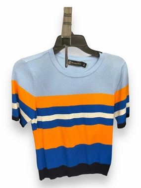 Sweater Short Sleeve By New York And Co In Multi-colored, Size: M Fitted Blouse