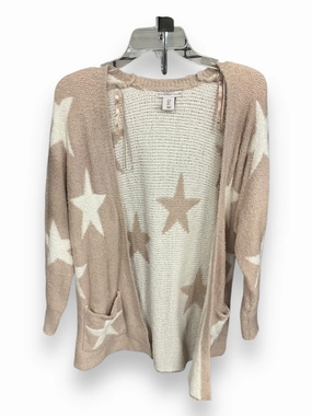 Eco friendly materials Cardigan By Clothes Mentor In Beige, Size: S
